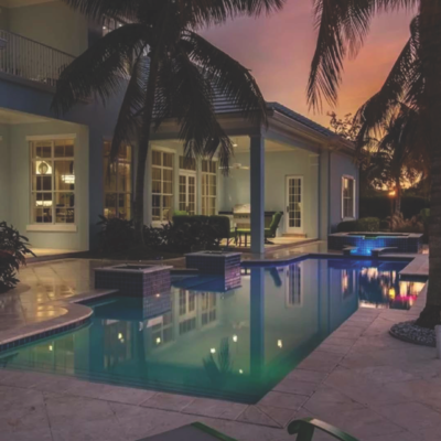 Pool Sunset